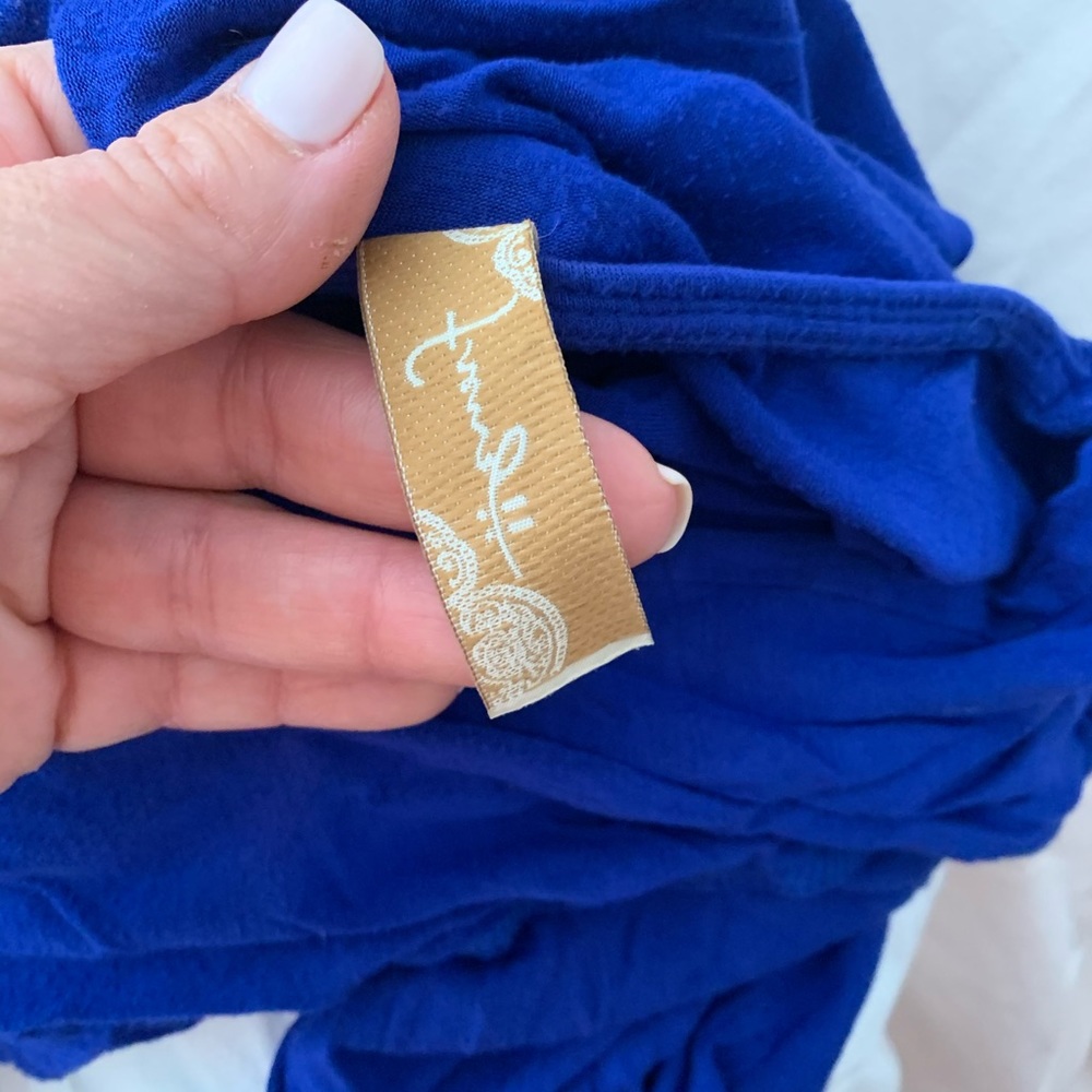 Cobalt Blue Cotton Blend dress
